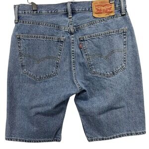 Levi's 505 Denim Jean Shorts Jorts ‎ Baggy Skate Dadcore 32W (Actual 31.5"W)